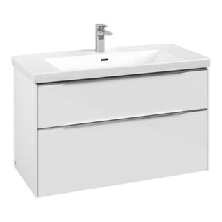 V&B Subway 3.0 Meuble sous lavabo 97,3x57,6x47,8cm, blanc bri, AL g, o LE/Gr