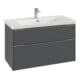 V&B Subway 3.0 Meuble sous lavabo 97,3x57,6x47,8cm, m LE/Gr bleu, blanc Oa-1