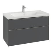 V&B Subway 3.0 Meuble sous lavabo 97,3x57,6x47,8cm, m LE/Gr bleu, blanc Oa