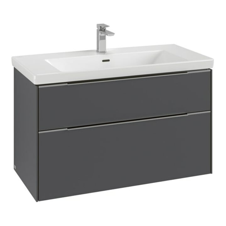 V&B Subway 3.0 Meuble sous lavabo 97,3x57,6x47,8cm, o LE/Gr mon., graph.
