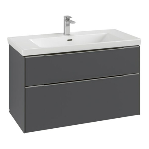 V&B Subway 3.0 Meuble sous lavabo 97,3x57,6x47,8cm, o LE/Gr mon., graph.