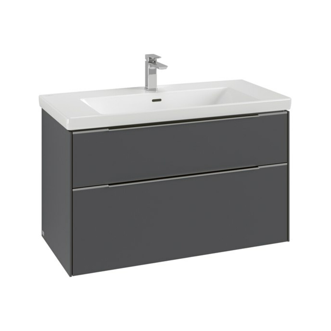 V&B Subway 3.0 Meuble sous lavabo 97,3x57,6x47,8cm, o LE/Gr mon., graph.