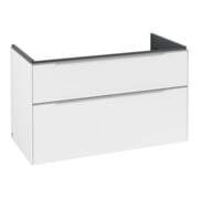 V&B Subway 3.0 Meuble sous lavabo 97,3x57,6x47,8cm, sans LED/Gr Alu brillant, P blanc-3