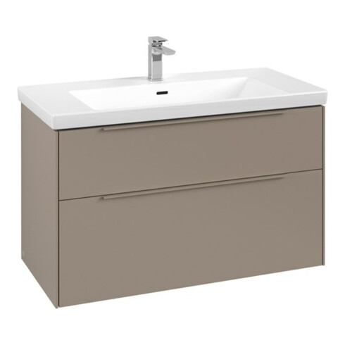 V&B Subway 3.0 Meuble sous lavabo 97,3x57,6x47,8cm, sans LED/Gr monochr, Tau