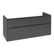 V&B Subway 3.0 Meuble sous-vasque 127,2x56,6x47,8 cm, avec LE/Gr vo b, graphite