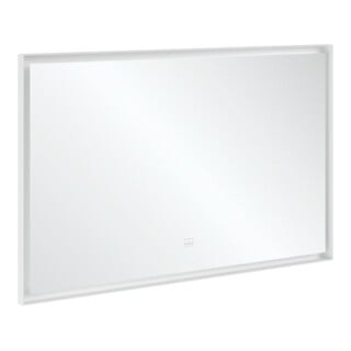 V&B Subway 3.0 Miroir cadre alu, 120x75x4,75cm, blanc mat