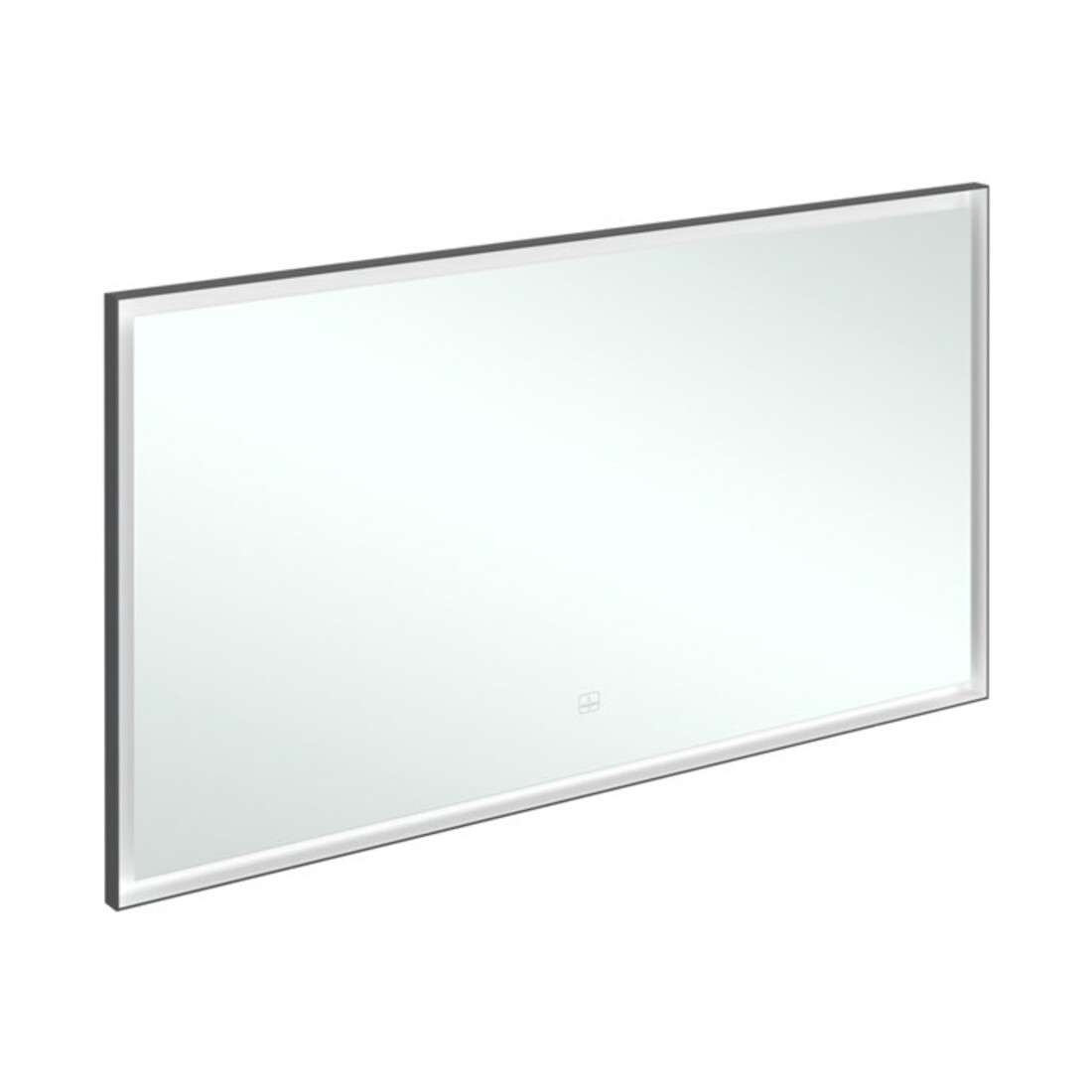 V&B Subway 3.0 Miroir cadre alu, 140x75x4,75cm, noir mat/we ma