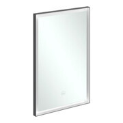 V&B Subway 3.0 Miroir cadre alu, 50x75x4,75 cm, noir mat/we ma