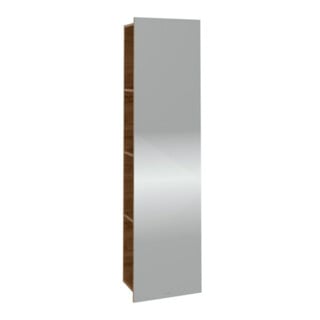 V&B Subway 3.0 miroir-étagère 45x170x30cm, étagère à gauche, chêne Kansas
