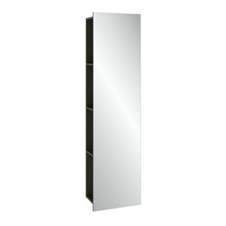 V&B Subway 3.0 Miroir-Étagère 45x170x30cm, étagère à gauche, graphite