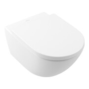 V&B Subway 3.0 WC suspendu, cuvette à chasse profonde, sans rebord, blanc pierre C-plus 37x56cm