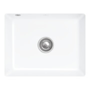 V&B Subway 60 SU Évier sous-plan avec garniture vidage, excentrique, noir pur