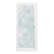 V&B Subway Baignoire 1800x800x505mm rectangulaire droite avec système AC TP1 Blanc Alpine