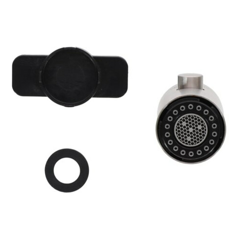 V&B Tête de douche pour Steel Expert, acier inox massif