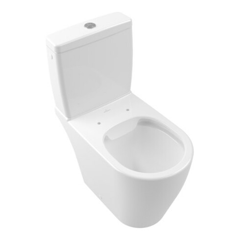 V&B Tiefspül-WC-Kombi AVENTO 37x64cm, DirectFlush, bodenstehend, weiß