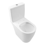 V&B Tiefspül-WC-Kombi AVENTO 37x64cm, DirectFlush, bodenstehend, weiß