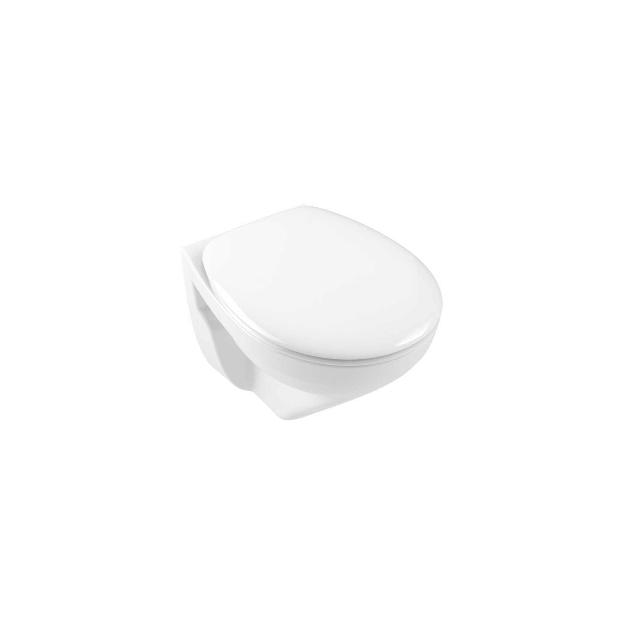 V&B Tiefspül-WC O.NOVO Compact 36x49cm, spülrandlos, DirectFlush, weiß ; Villeroy & Boch
