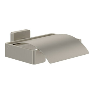 V&B Toilettenpapierhalter Elements Striking 131x45x115mm, m D., brushed nickel black