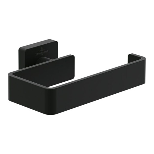 V&B Toilettenpapierhalter Elements Striking 135x45x93mm, ohne Deckel, matt black