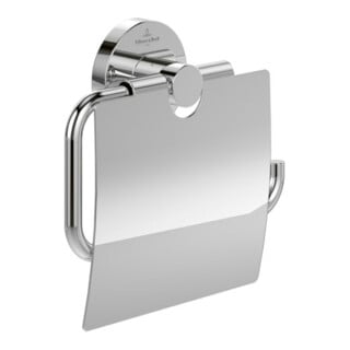 V&B Toilettenpapierhalter Elements Tender 134x132x38mm, mit Deckel, chrom
