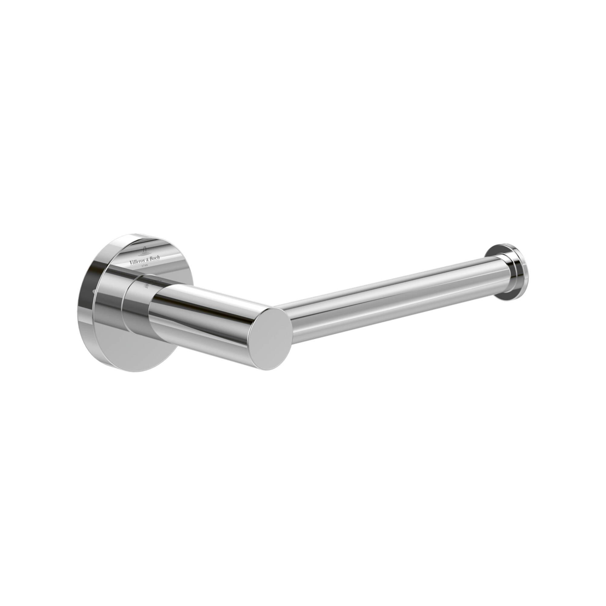 V&B Toilettenpapierhalter Elements Tender 177x54x83mm, ohne Deckel, matt black ; Villeroy & Boch