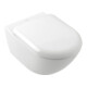 V&B TwistFlush Antao WC suspendu 37,5x56 cm, sans rebord, blanc C-plus-1