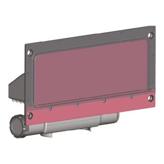 V&B Unité d'évacuation murale ViConnect 13,3x40,3x25,6cm