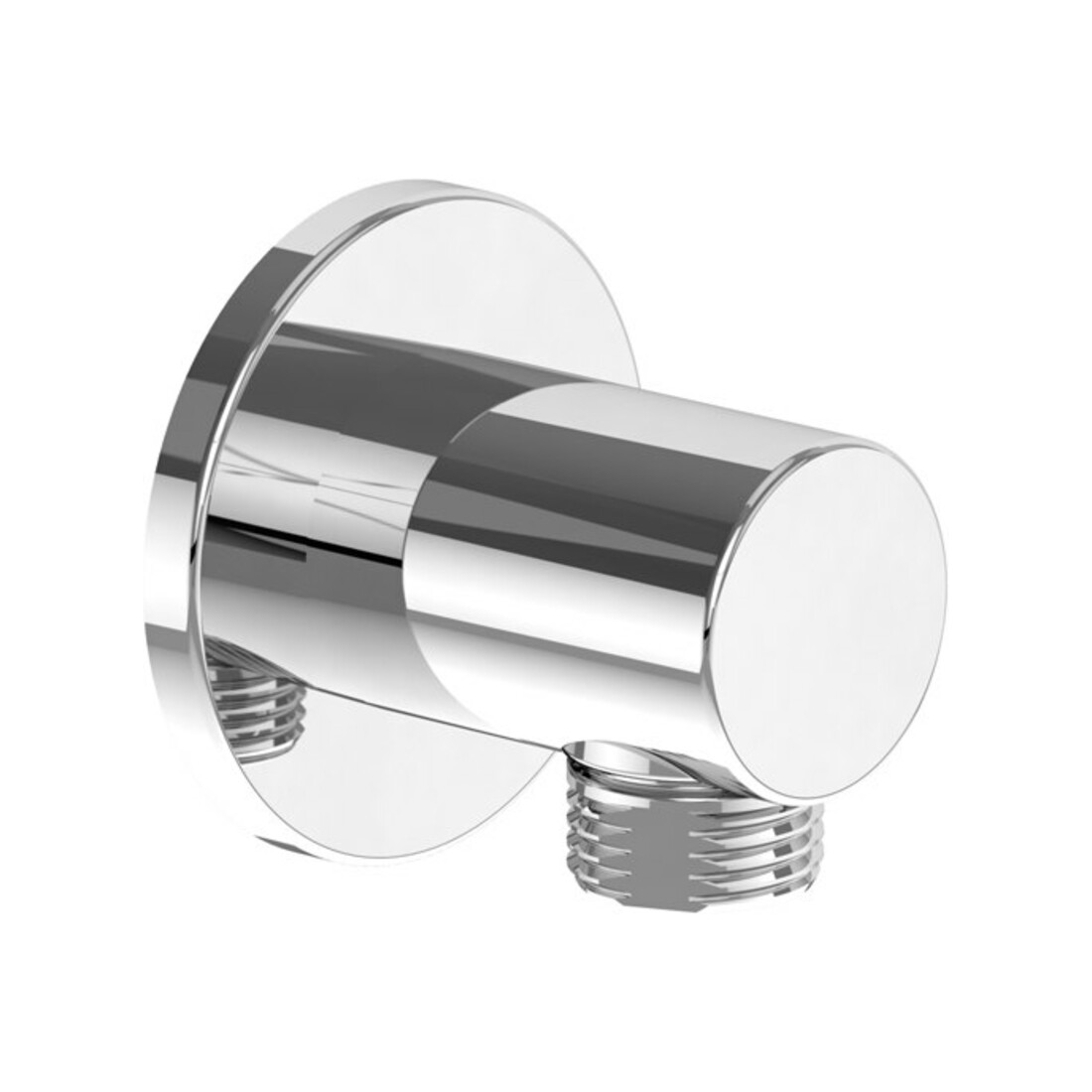 V&B Universal Showers Coude de raccord mural rond, montage mural, chrome