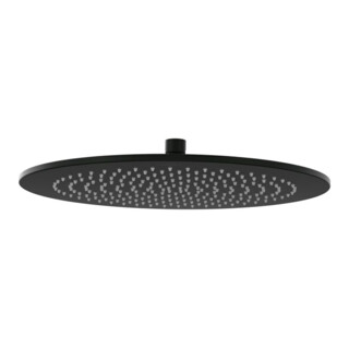 V&B Universal Showers Tête de douche d 350 mm, ronde, montage plafond, noir mat