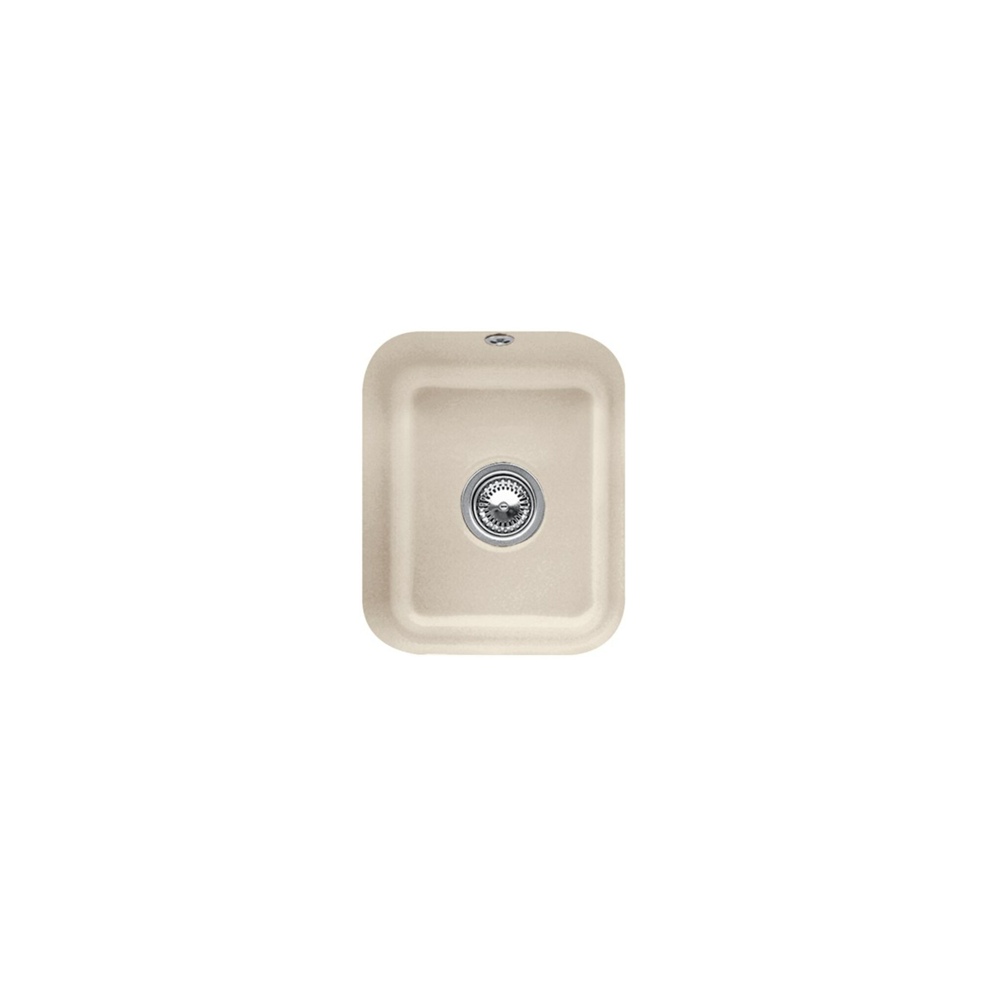 V&B Unterbauspüle Cisterna 45 m Abl.garn, Exzenter, almond CeramicPlus ; Villeroy & Boch