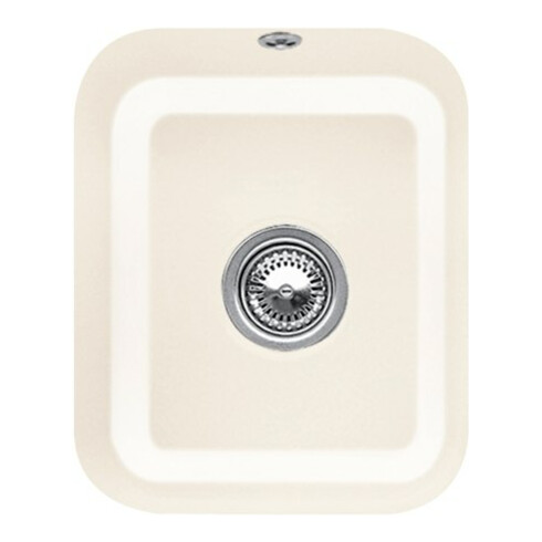 V&B Unterbauspüle Cisterna 45 m Abl.garn, Exzenter, crema CeramicPlus