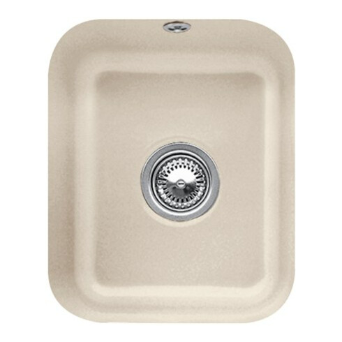 V&B Unterbauspüle Cisterna 45 m Abl.garn, Hand., almond CeramicPlus