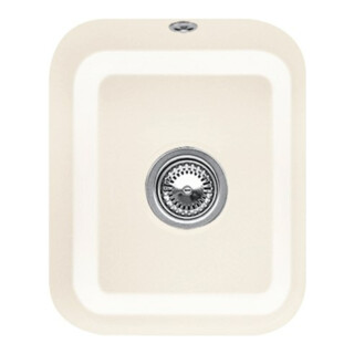 V&B Unterbauspüle Cisterna 45 m Abl.garn, Hand., crema CeramicPlus
