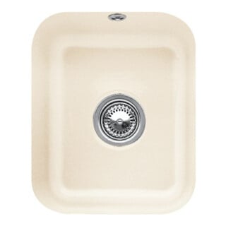 V&B Unterbauspüle Cisterna 45 m Abl.garn, Hand., ivory CeramicPlus