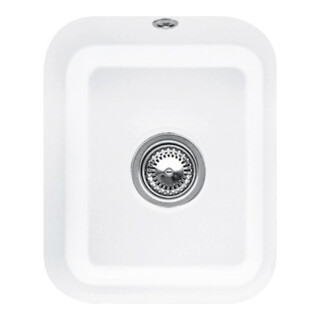 V&B Unterbauspüle Cisterna 45 m Abl.garn, Hand., sn white CeramicPlus