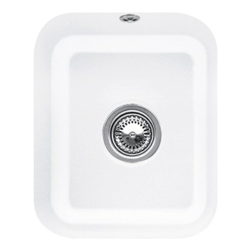 V&B Unterbauspüle Cisterna 45 m Abl.garn, Hand., sn white CeramicPlus