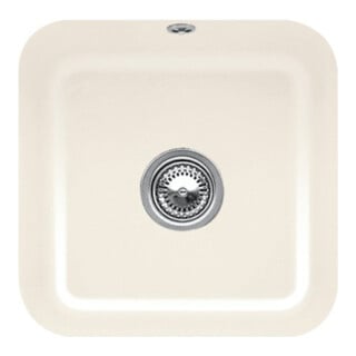V&B Unterbauspüle Cisterna 50 Abl.garn, m Exzenter, crema CeramicPlus