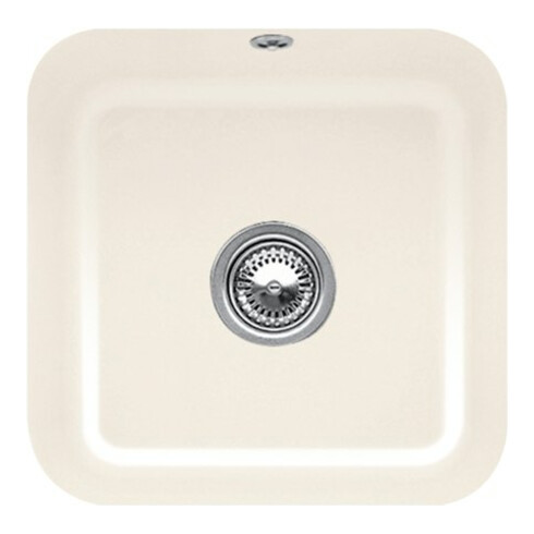 V&B Unterbauspüle Cisterna 50 Abl.garn, m Exzenter, crema CeramicPlus