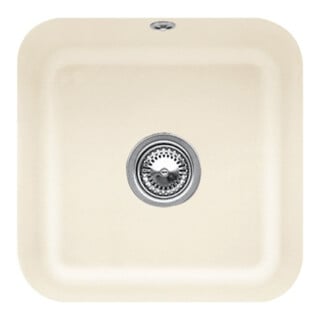 V&B Unterbauspüle Cisterna 50 Abl.garn, m Exzenter, ivory CeramicPlus
