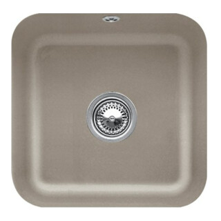 V&B Unterbauspüle Cisterna 50 Abl.garn, m Exzenter, timber CeramicPlus