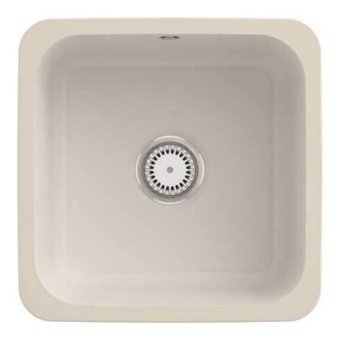 V&B Unterbauspüle Cisterna 50 Abl.garn, m Hand., crema CeramicPlus