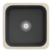 V&B Unterbauspüle Cisterna 50 Abl.garn, m Hand., graphit CeramicPlus