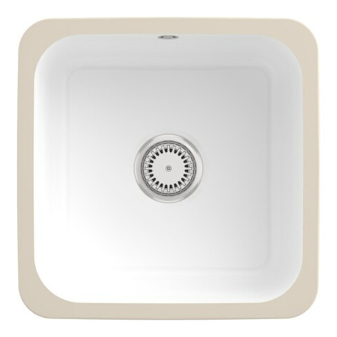 V&B Unterbauspüle Cisterna 50 Abl.garn, m Hand., sn white CeramicPlus