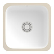 V&B Unterbauspüle Cisterna 50 Abl.garn, m Hand., st. white CeramicPlus