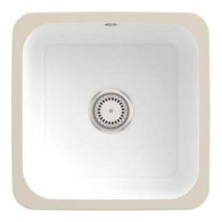 V&B Unterbauspüle Cisterna 50 Abl.garn, m Hand., we alpin CeramicPlus