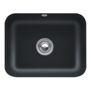 V&B Unterbauspüle Cisterna 60C m Abl.garn, Exzenter, pure black