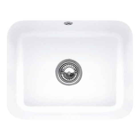 V&B Unterbauspüle Cisterna 60C m Abl.garn, Exzenter, st. wh. C-plus