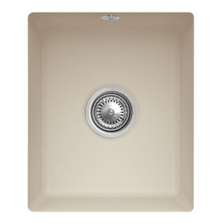 V&B Unterbauspüle Subway 45 SU m Abl.garn, Exzenter, almond CeramicPlus