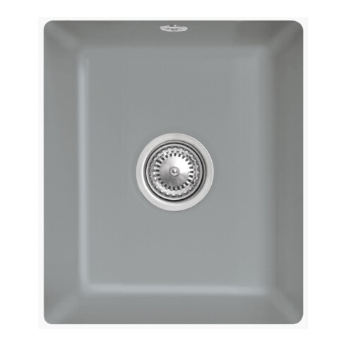 V&B Unterbauspüle Subway 45 SU m Abl.garn, Exzenter, pure black