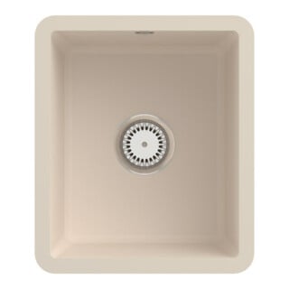 V&B Unterbauspüle Subway 45 SU m Abl.garn, Hand., ivory CeramicPlus